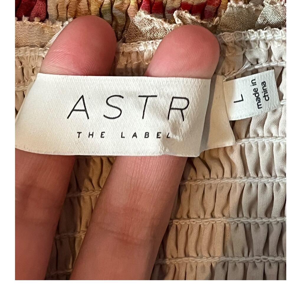 ASTR the Label dress Riviera floral off the shoulder minidress Large L - Picture 8 of 10